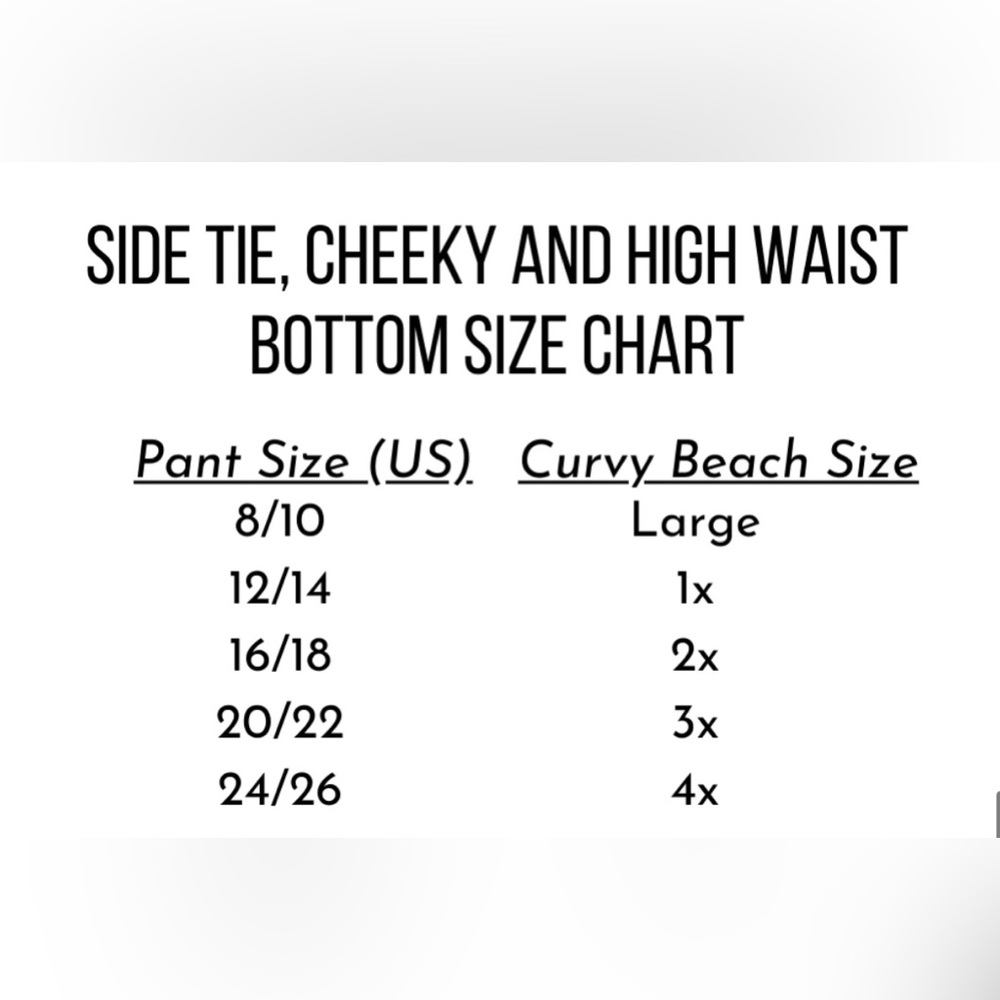 Curvy Beach Nautical Navy High Waist Swim Bottom - Picture 4 of 4